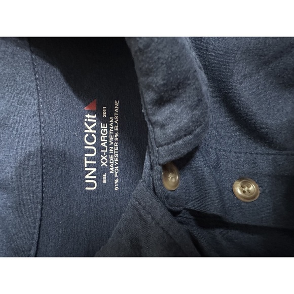 UNTUCKit Mens Polo Performance Short  Sleeve XXL - Picture 3 of 5